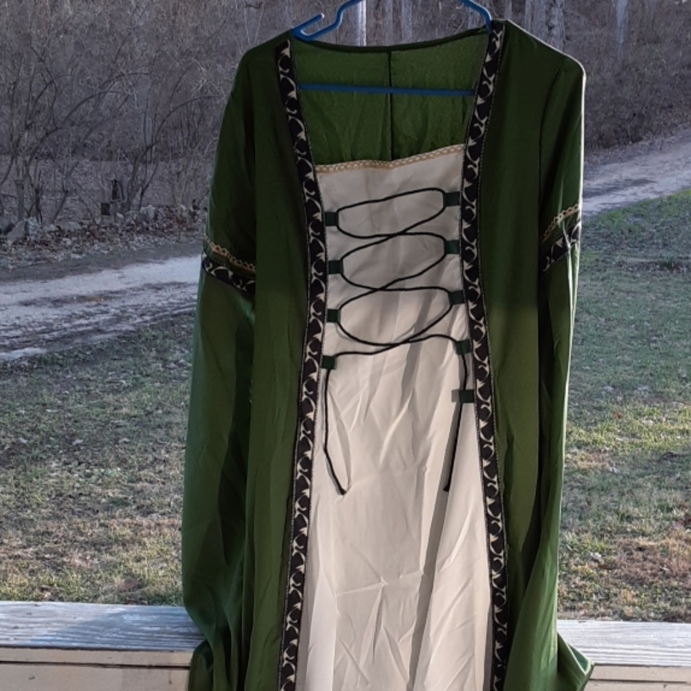 Celtic themed formal dress